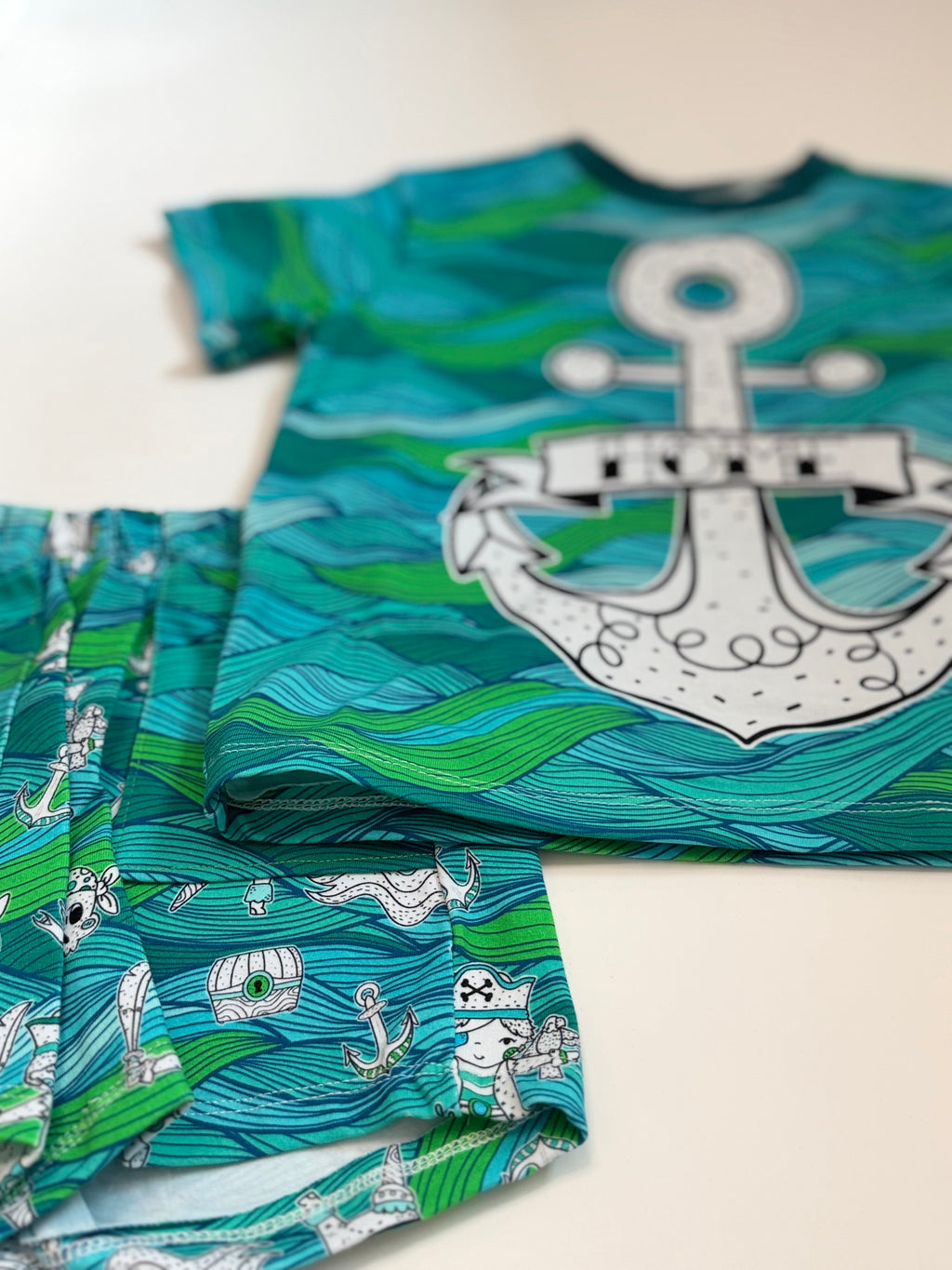 Casual Crew Set - Short Sleeve - Ready to Ship