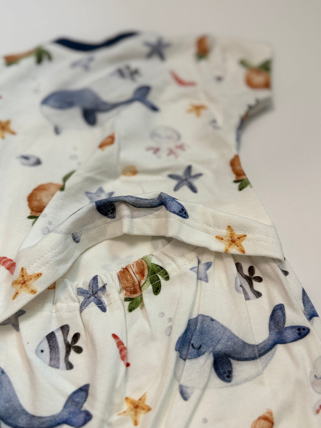 Snuggle Romper- Short Sleeves - Ready to Ship