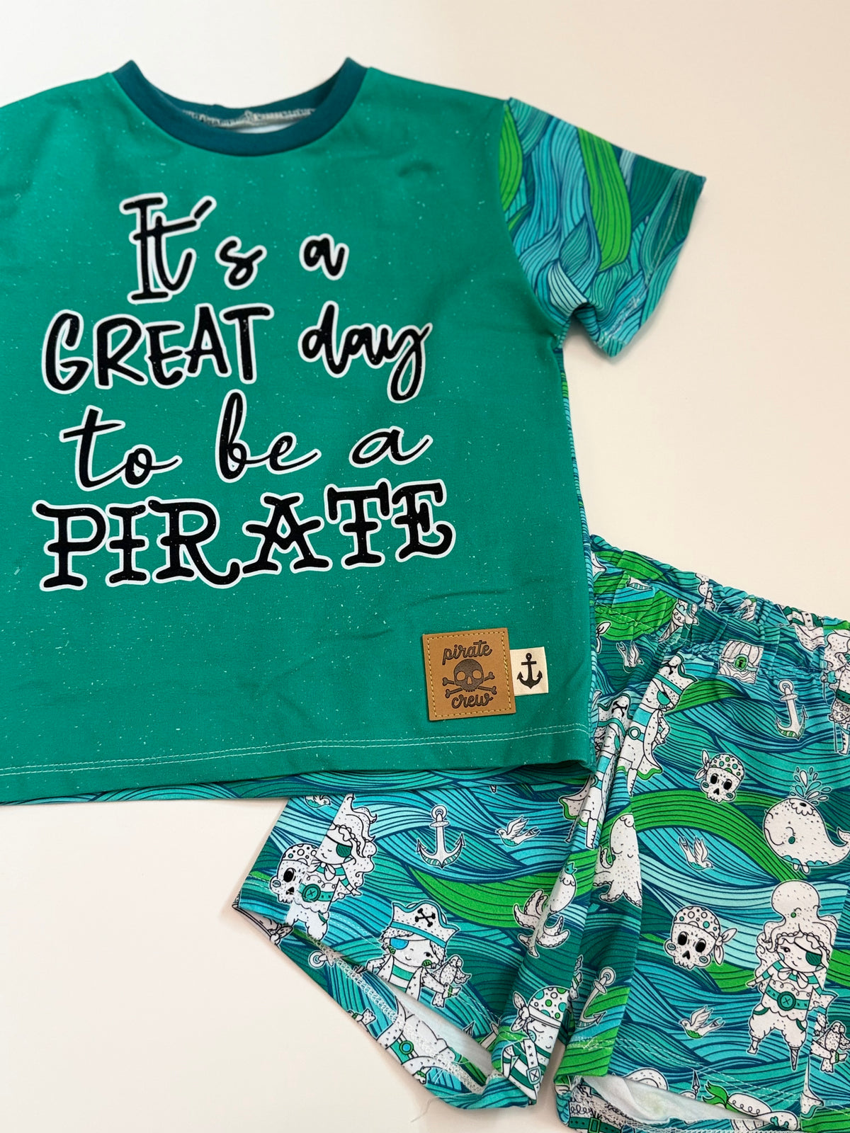 Casual Crew Set - Short Sleeve - Ready to Ship