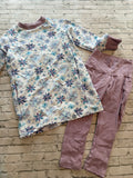 Snowflakes Raglan Dress & Pocket Leggings