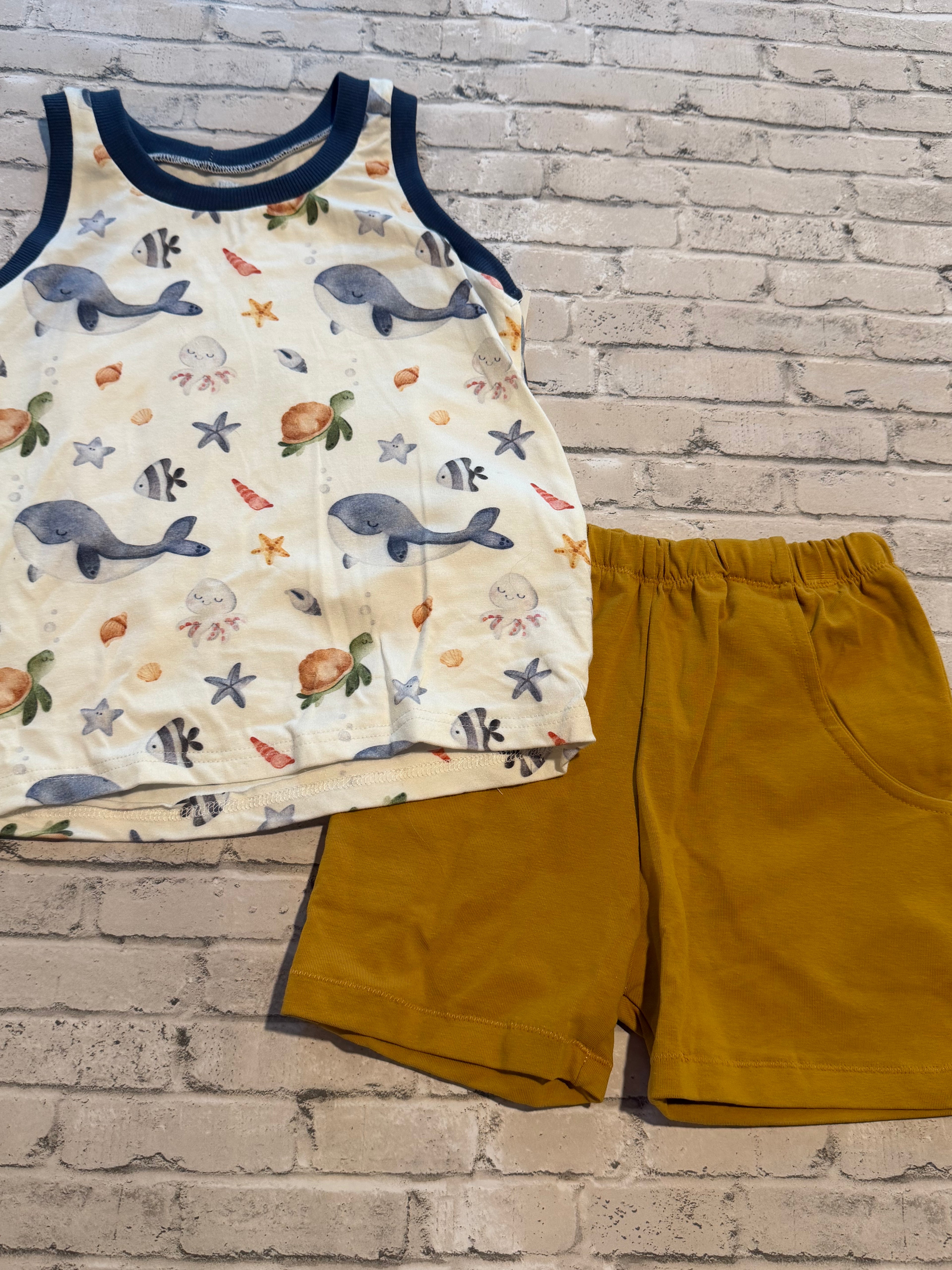 Tank & Cargo Shorts Set