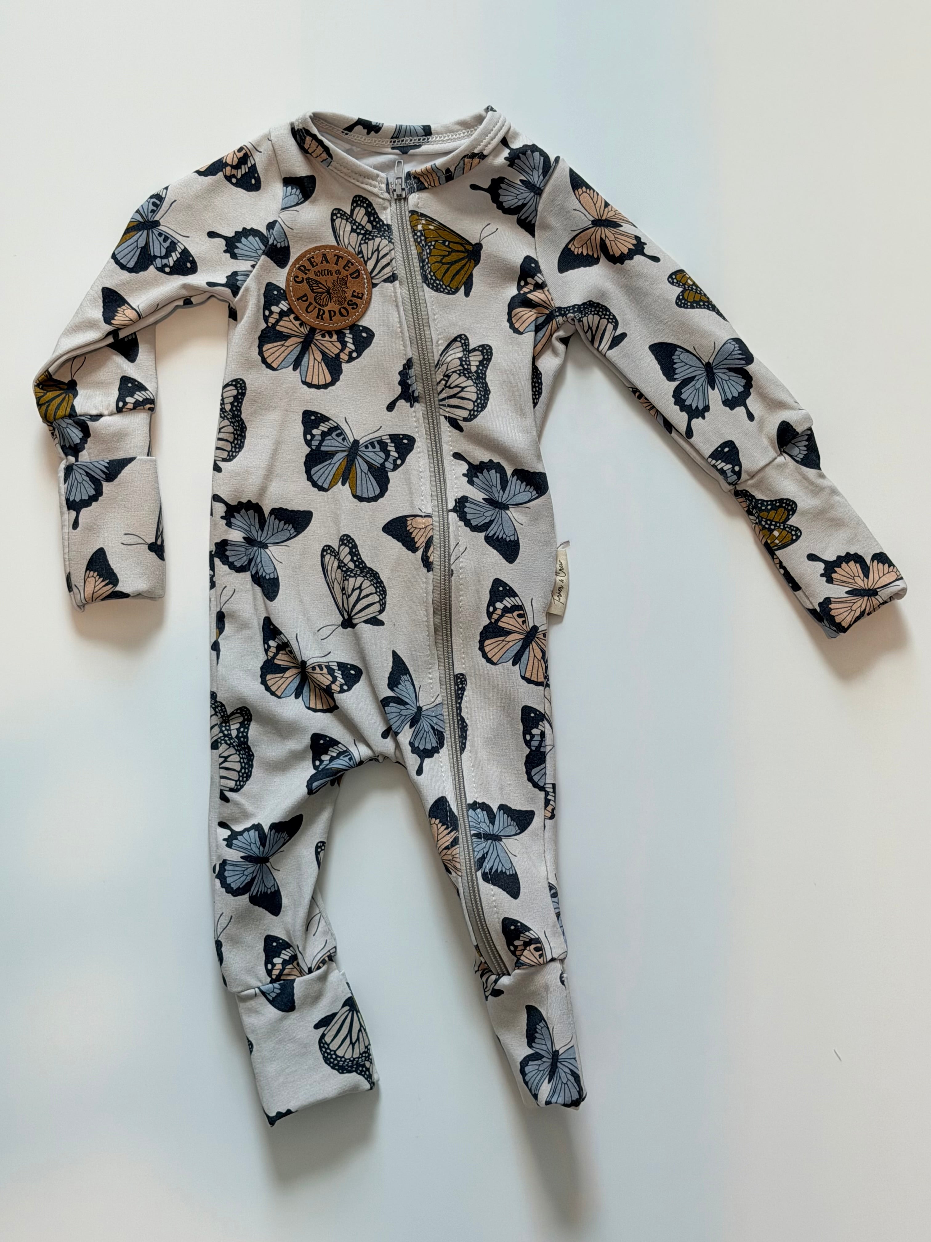 Millie Butterfly Cuffed Sleeper