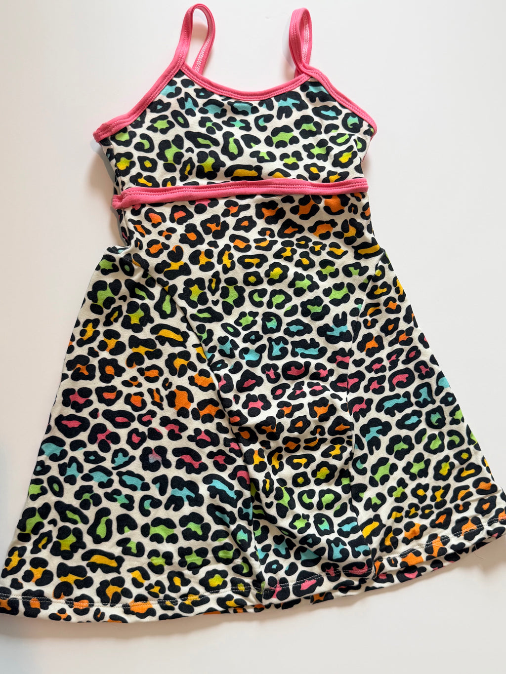 Bright Leopard Court Dress