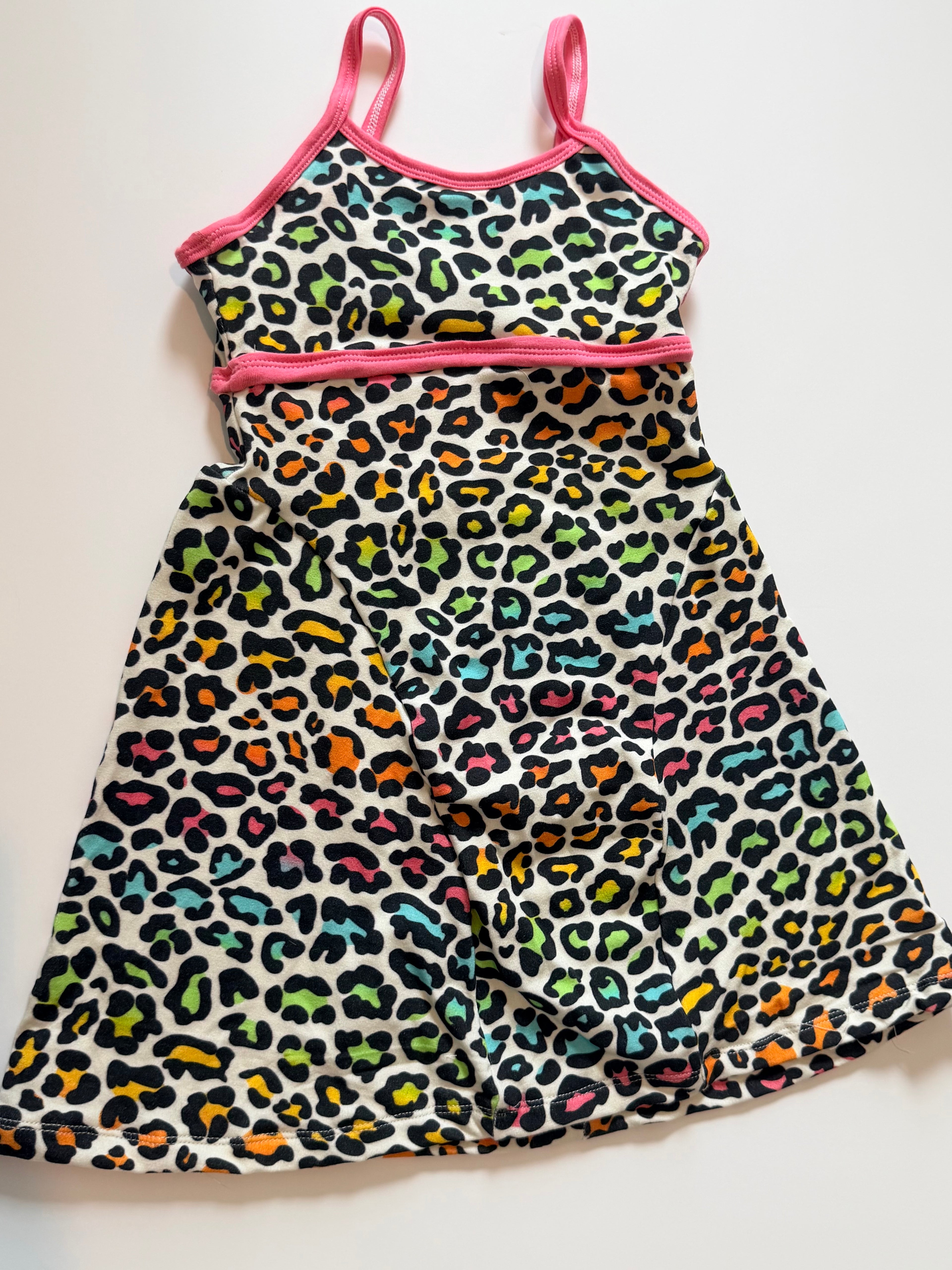 Bright Leopard Court Dress