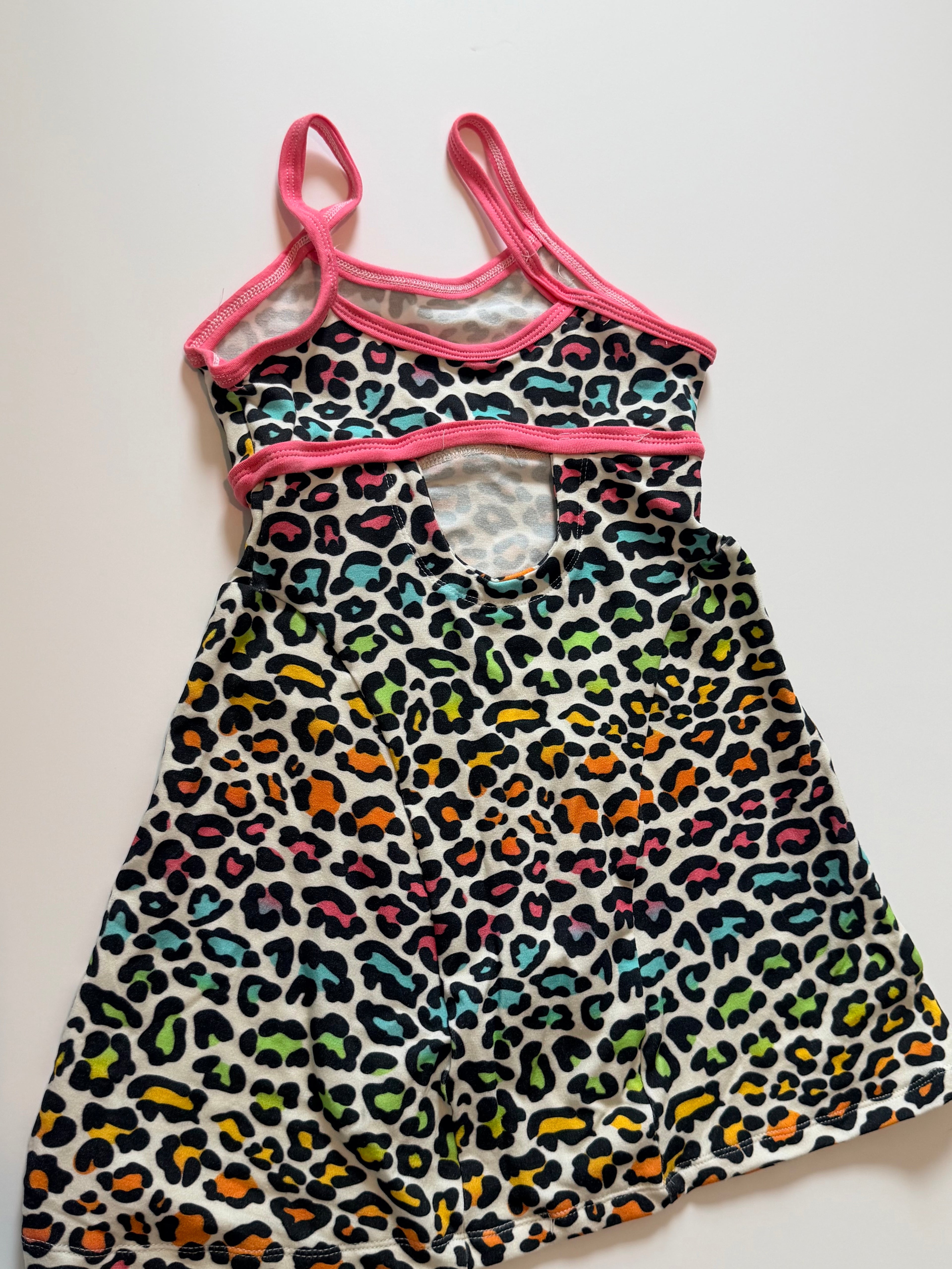 Bright Leopard Court Dress