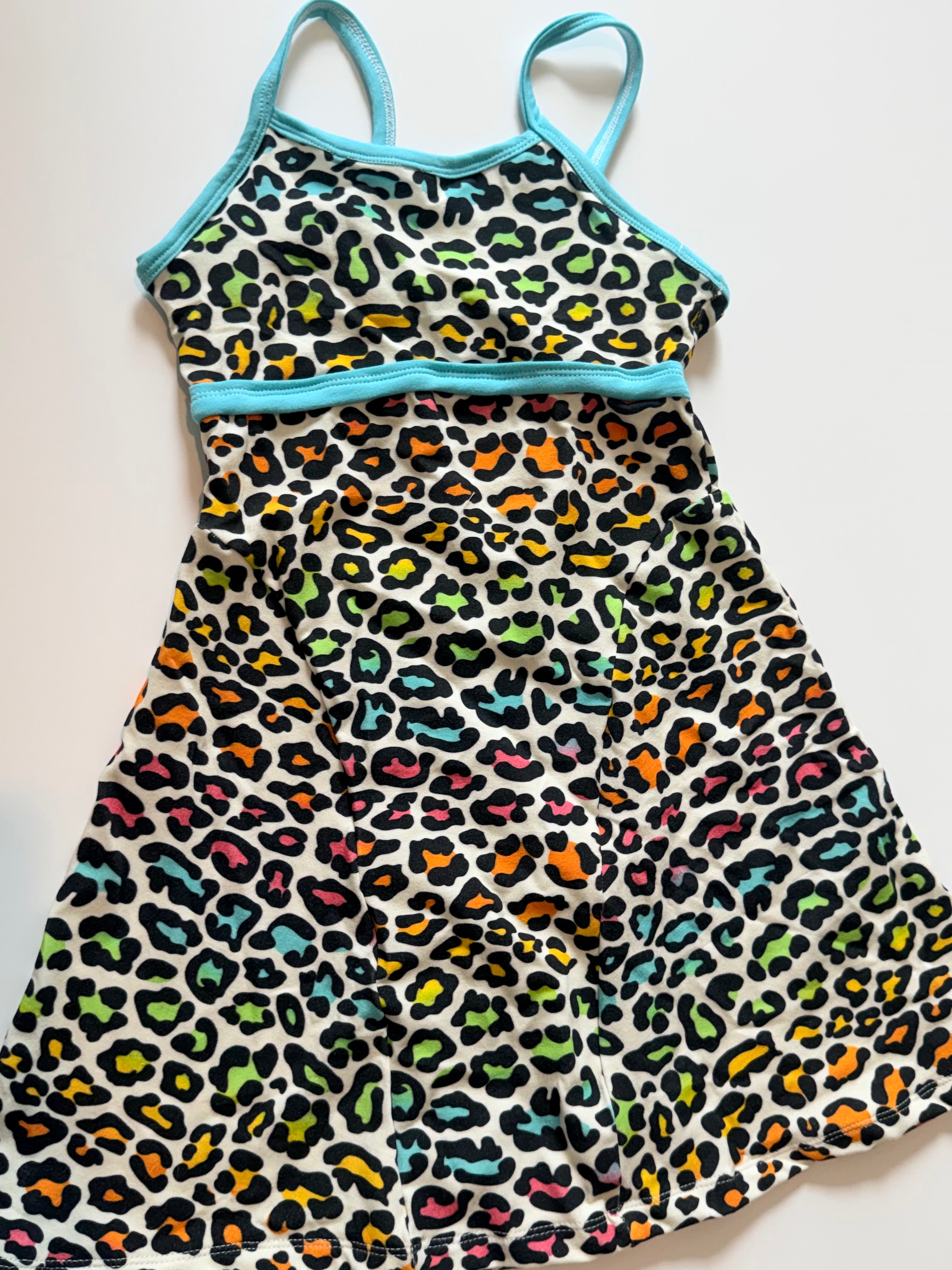 Bright Leopard Court Dress