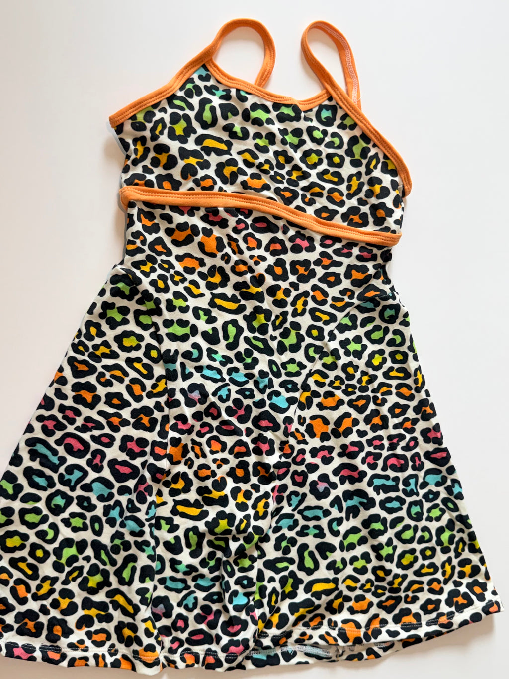Bright Leopard Court Dress