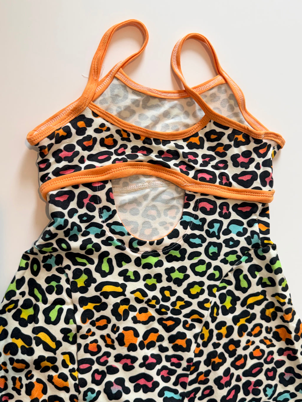 Bright Leopard Court Dress