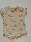 Curved Hem Tee - Ducks